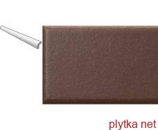 Керамическая плитка Бордюр 3*15 Pencil Bullnose Wadi Brown 26508 коричневый 30x150x0 матовая