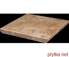 Керамічна плитка Клінкерна плитка ILARIO OCHRA 33х33 (сходинка кутова з капіносом) 0x0x0
