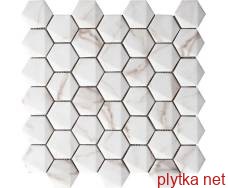 Керамічна плитка Мозаїка 30*30 Marmorea Hexagonal Calacata 0x0x0