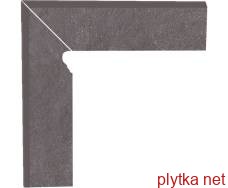 Керамическая плитка Плитка Клинкер TAURUS GRYS 8.1х30 (цоколь: 2 элемента/левый) 0x0x0