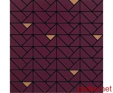 Керамічна плитка Мозаїка M3J4 ECLETTICA PURPLE MOSAICO BRONZE 40x40 (мозаїка) 0x0x0