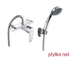 fly single lever shower mixer chrome / white 35 mm