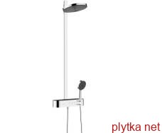 24240000 HG Pulsify Showerpipe 260 Душевая система (верхний душ, ручной душ, термостат, душевая стойка, шланг), хром