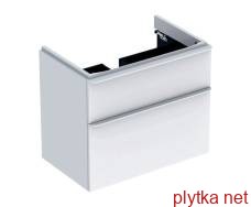smyle square cabinet 73.4 * 61.7 * 47cm, under the washbasin, with 2 drawers, white gloss