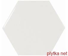 Керамічна плитка Scale Hexagon White 21911 (0,5 М2/кор) білий 107x124x0 глянцева