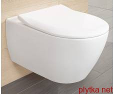 SUBWAY 2.0 Унитаз подвесной Rimless 56 см + сиденье Slim 9M78S101 (5614R2R1) Ceramic Plus