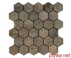 Керамограніт Керамічна плитка Мозаїка JUNGLE STONE WILD NAT RET 28х29 (шестигранник) M303 (154315) (плитка для підлоги та стін) 0x0x0
