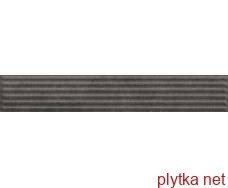 Керамічна плитка Клінкерна плитка CARRIZO BASALT ELEWACJA STRUKTURA STRIPES MIX MAT 40х6.6 (структурний фасад) 0x0x0