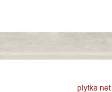 Керамогранит Керамическая плитка Плитка Клинкер GRAVA WHITE STEPTREAD 29.8х119.8 (ступенька) 0x0x0