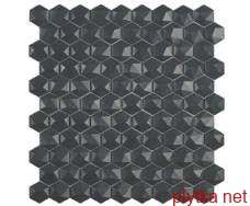 Керамічна плитка Мозаїка 31,5*31,5 Matt Dark Grey Hex 908 D 0x0x0