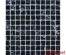 Керамическая плитка Мозаика GMP 0425058 C Marble Black 300x300 Котто Керамика 0x0x0