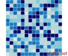 Мозаїка R-MOS B113132333537 мікс блакитний-6 на сітці 20x20 327x327x4