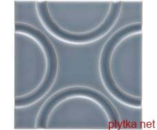Керамічна плитка ADNE4144 NERI LISO GEO STORM BLUE 15x15 (плитка настінна, декор) 0x0x0