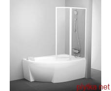 Шторка для ванны VSK2 Роса II 170 R Transparent Белый 76PB0100Z1