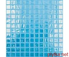 Керамическая плитка Мозаика 31,5*31,5 Titanium  Sky Blue/Turquoise Brush 733 0x0x0