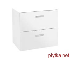 victoria basic modular cabinet with two drawers 59cm, white