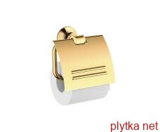 Держатель туалетной бумаги настенный с крышкой Axor Montreux, Polished Gold Optic 42036990