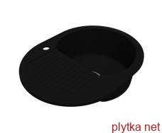 Кухонна мийка YUTA BLACK з 1 отв. під змішувач