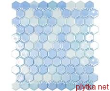 Керамічна плитка Мозаїка 31,5*31,5 Lux Light Blue Hex 403H 0x0x0