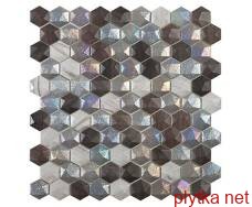 Керамическая плитка Мозаика 31,5*31,5 Forest Mix Hex 0x0x0