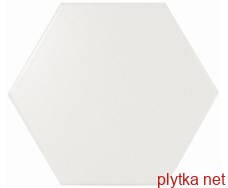 Керамическая плитка Плитка 10,7*12,4 Scale Hexagon White Matt 21767 0x0x0