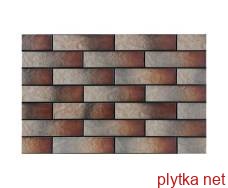 Керамическая плитка Плитка Клинкер ELEWACJA RUSTICO ALASKA оранжевый 65x245x6 структурированная
