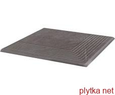 Керамическая плитка Плитка Клинкер TAURUS GRYS 30х30 (угловая ступенька) 0x0x0