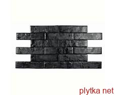 Керамическая плитка Brick Wall Negro черный 70x280x0 сатинована
