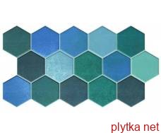 Керамограніт Керамічна плитка Мозаїка HEX AQUAMARINE 26.5х51 (шестигранник) (плитка для підлоги та стін) 0x0x0