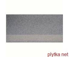Керамограніт Керамічна плитка Клінкерна плитка MILTON DARK GREY 29.8х59.8 (сходинка) 0x0x0