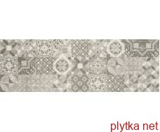 Керамічна плитка PURE CITY GRYS SCIANA REKT. DEKOR 29.8х89.8 (плитка настінна) 0x0x0