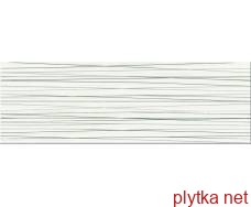 Керамическая плитка ECOSTA WHITE INSERTO STRIPES SILVER 25х75 (плитка настенная, декор) 0x0x0