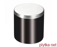 wroclaw косметический контейнер отдельностоящий, нержавеющая сталь, черный матовый