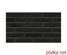 Керамічна плитка Клінкерна плитка FOGGIA NERO чорний 245x65x8 структурована