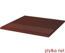 Керамічна плитка Клінкерна плитка CLOUD BROWN 30х30 (сходинка) 0x0x0