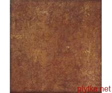 Керамическая плитка Pav.rialto Cotto коричневый 200x200x0 сатинована