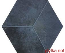 Керамическая плитка Керамогранит Плитка 19,8*22,8 Kingsbury Navi синий 198x228x0 полированная глазурованная  рельефная