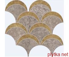 Керамогранит Керамическая плитка Мозаика MOSAICO BAY GREY 22.8x24 (мозаика) P63 0x0x0