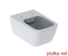 icon square toilet wall mounted rimfree, funnel-like, closed form, rimfree