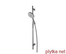 PURE LINE Душовий комплект (душова рейка з тримачем + ручний душ + шланг 175 см) хромований (100215387)