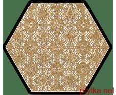 Керамогранит Керамическая плитка SHINY LINES GOLD HEKSAGON INSERTO E 19.8X17.1 (декор для стен и пола) 0x0x0