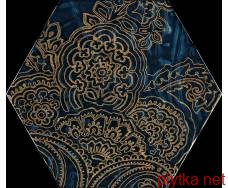 Керамічна плитка URBAN COLOURS BLUE INSERTO SZKLANE HEKSAGON B 19.8х17.1 (плитка настінна, декор) 0x0x0