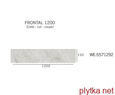 Керамічна плитка Клінкерна плитка Підсходинка 15*120 Frontal Evolution White Stone 5571292 0x0x0