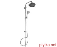 shower system l-110 cm, overhead shower 220 mm, hand shower 3 modes, hose 2 pcs, cardboard