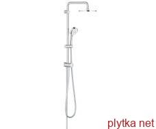 new tempesta cosmopolitan shower system with overhead shower and hand shower