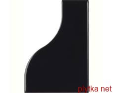 Керамическая плитка Плитка 8,3*12 Curve Black Glossy 28849 0x0x0