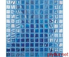 Керамическая плитка Мозаика 31,5*31,5 Titanium Blue Brush 734 0x0x0