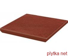Керамическая плитка Плитка Клинкер NATURAL ROSA DURO 33х33 (угловая ступенька с капиносом) NEW 0x0x0