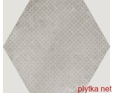 Керамическая плитка Urban Hexagon Melange Silver 23603 серый 292x254x0 матовая
