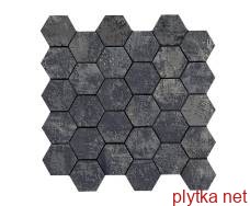 Керамограніт Керамічна плитка Мозаїка ARTILE BLACK GOLD NAT RET 28х29 (шестигранник) M303 (156331) (плитка для підлоги та стін) 0x0x0